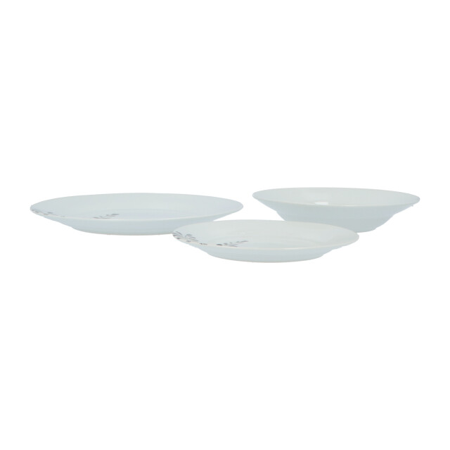 Secret de Gourmet Porseleinen serviesset planten 6 persoons 18-delig 3047533 large
