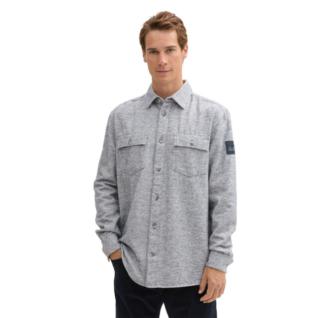 Tom Tailor Comfort grindle shirt ecru dessin 5309.08.0062 large
