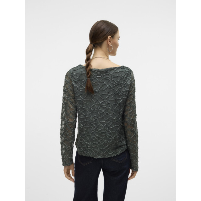 Vero Moda Vmelga ls short boatneck glitter to donker 4389.27.0003 large