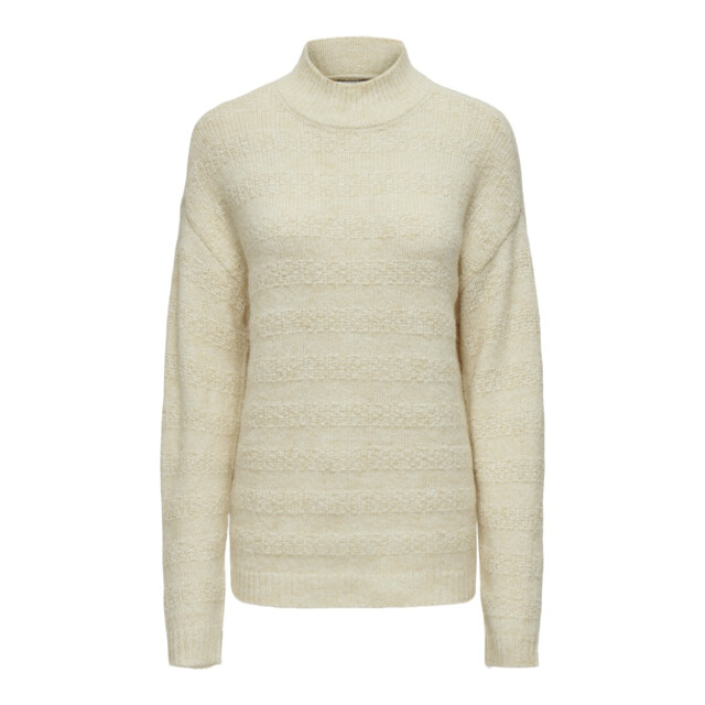 Only Onlklarisa life ls highneck bf knt off-white 4219.02.0219 large