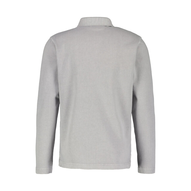 Lerros Heren polo 24o4243 258 platinum grey Lerros Trui 24O4243 258PlatinumGrey large