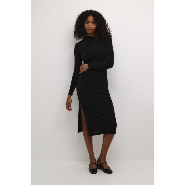 KAFFE Kaaida jersey jurk 10509124- 10509124-black large