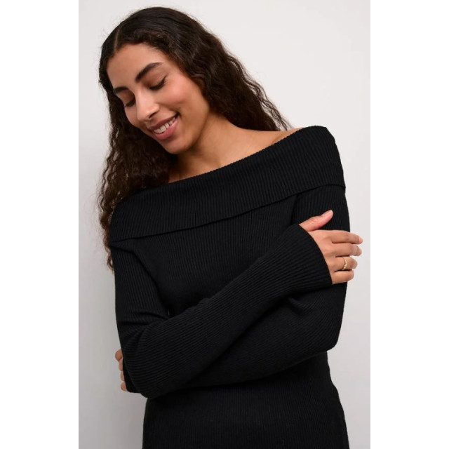 KAFFE Kaellie off shoulder pull 10509112- 10509112-black large