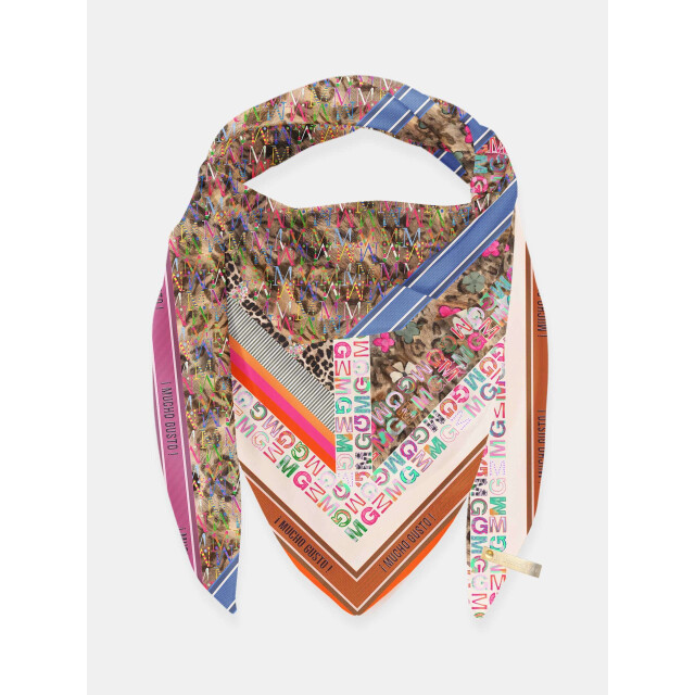 Mucho Gusto ® sjaal st. tropez bloemen mg print MUCHO GUSTO® Sjaal St. Tropez Bloemen MG Print large