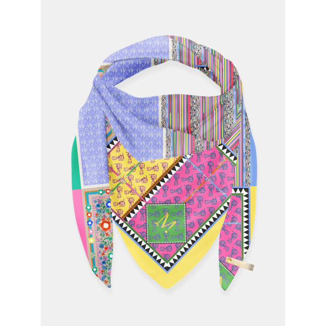 Mucho Gusto ® sjaal st. tropez kleurrijke bloemenprint MUCHO GUSTO® Sjaal St. Tropez Kleurrijke Bloemenprint large