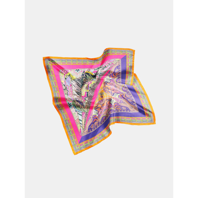 Mucho Gusto ® zijden sjaal new york fierce fusion luxe. MUCHO GUSTO® Zijden Sjaal New York Fierce Fusion Luxe. large