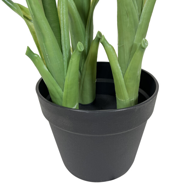 Kopu ® kunstplant guzmania 105 cm met 3 oranje bloemen nepplant 2612764 large