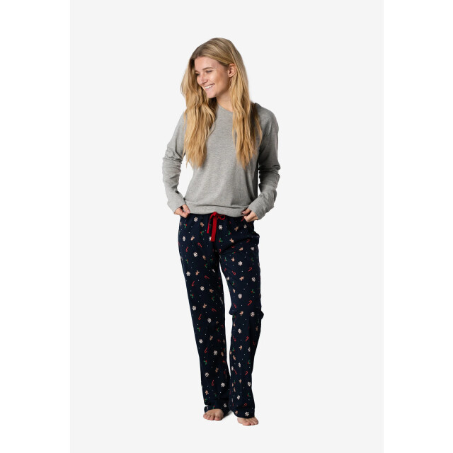 Happy Shorts Dames kerst pyjama set met print xmas HS-1078-4 large
