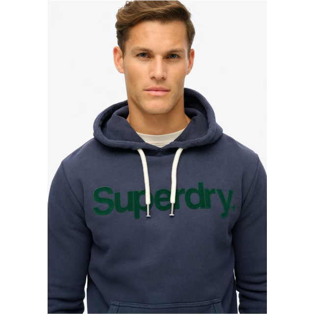 Superdry Core logo hoodie navy 5209.37.0204 large