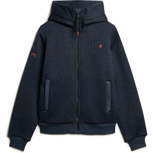 Superdry Bonded knitted zip hood2 navy 5511.37.0007 large