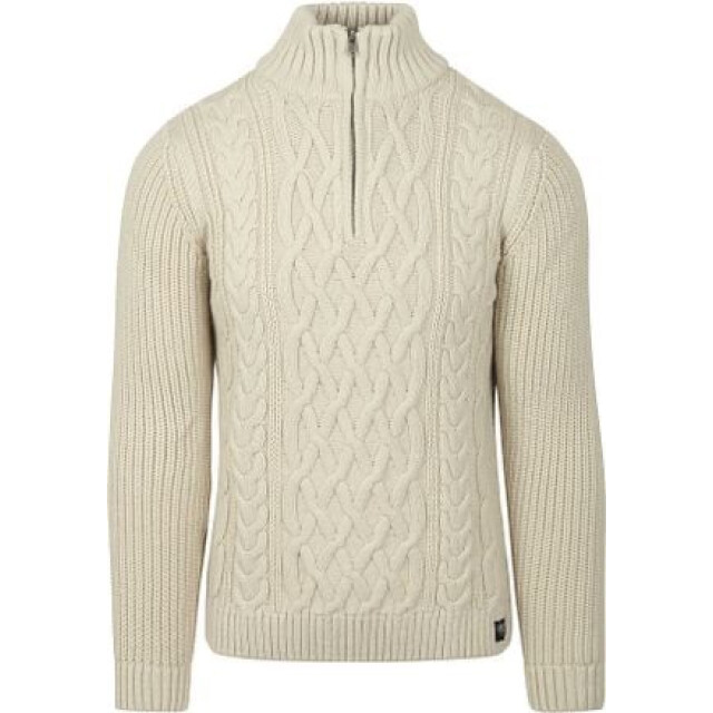 Superdry Jacob cable knit half zip beige 5219.05.0002 large