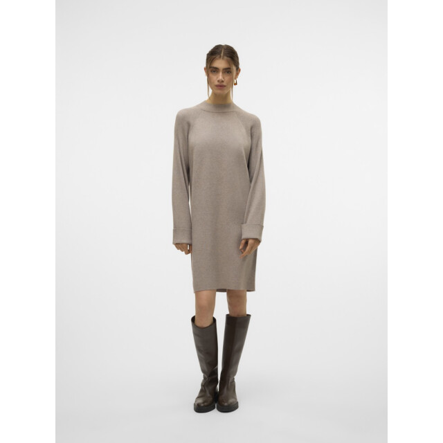 Vero Moda Vmgold mix ls highneck abk dress ga taupe 4409.77.0018 large