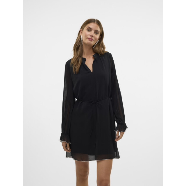 Vero Moda Vmherle ls short dress wvn ga - 4409.80.0703 large