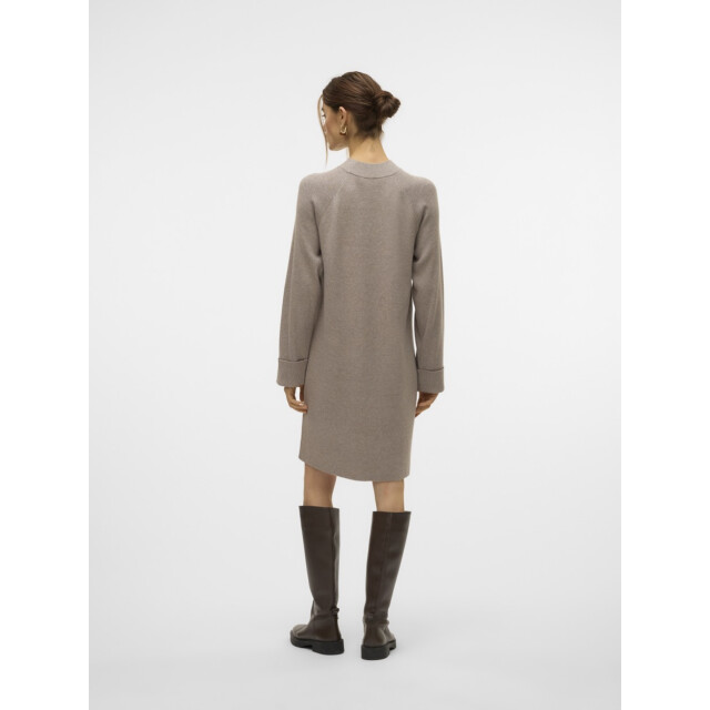 Vero Moda Vmgold mix ls highneck abk dress ga taupe 4409.77.0018 large