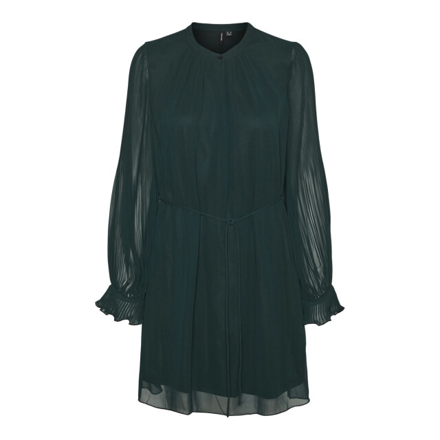 Vero Moda Vmherle ls short dress wvn ga donker 4409.27.0033 large