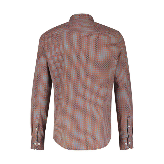 Lerros Heren overhemd 24o1373 966 spicy orange Lerros overhemd 24O1373 966SpicyOrange large