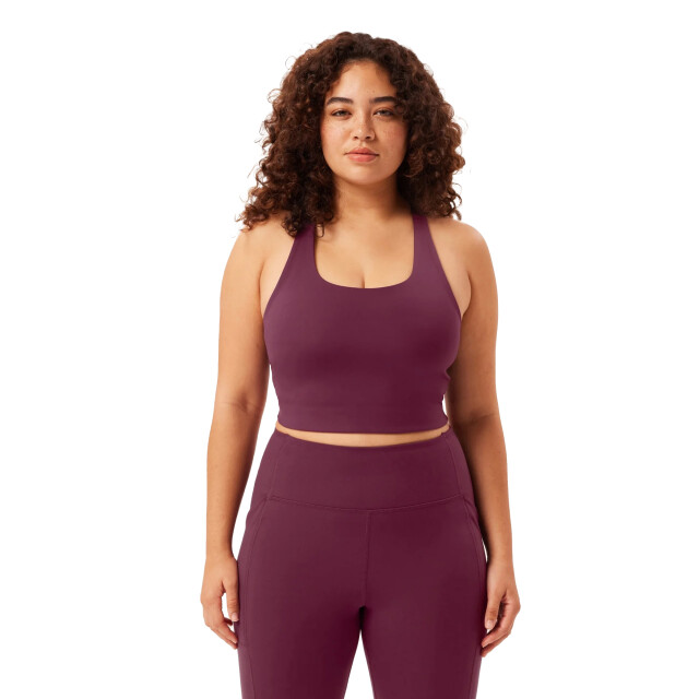 Girlfriend Collective Dames paloma racerback bh UTGC113_plum large