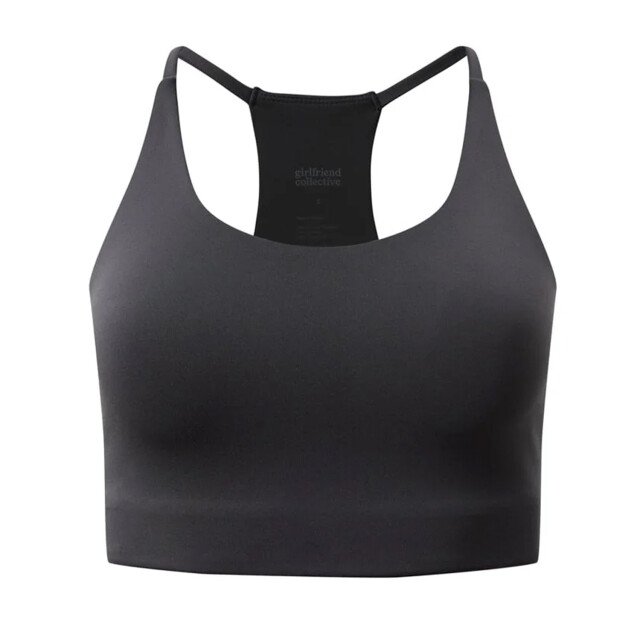 Girlfriend Collective Dames float cleo halter hals bh UTGC125_black large