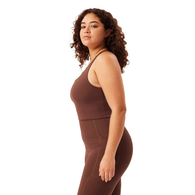 Girlfriend Collective Dames paloma racerback bh UTGC113_earth large