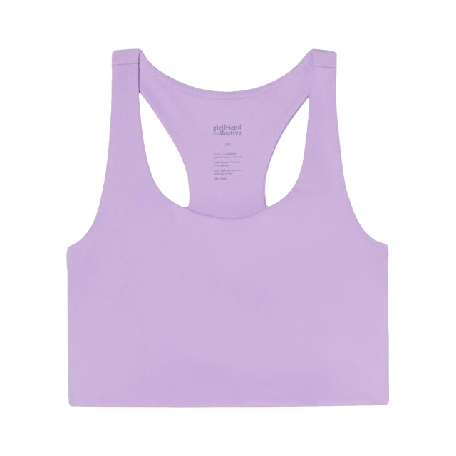 Girlfriend Collective Dames paloma racerback bh UTGC113_lilac large