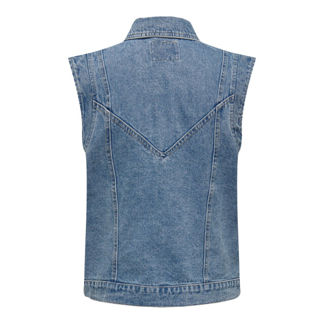 Only Onlkennedy sl dnm waistcoat bj blue denim 4250.35.0018 large