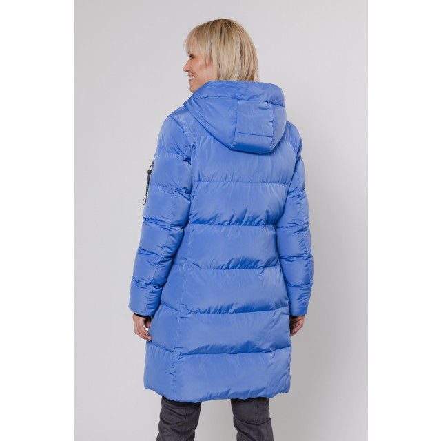 Rino & Pelle long padded hooded coat jade.7002411 10676 blue shade 06111.240.0004 large