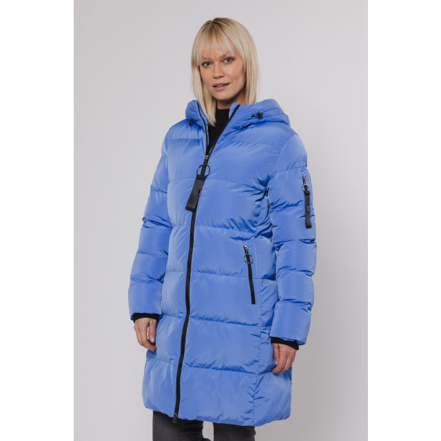 Rino & Pelle long padded hooded coat jade.7002411 10676 blue shade 06111.240.0004 large