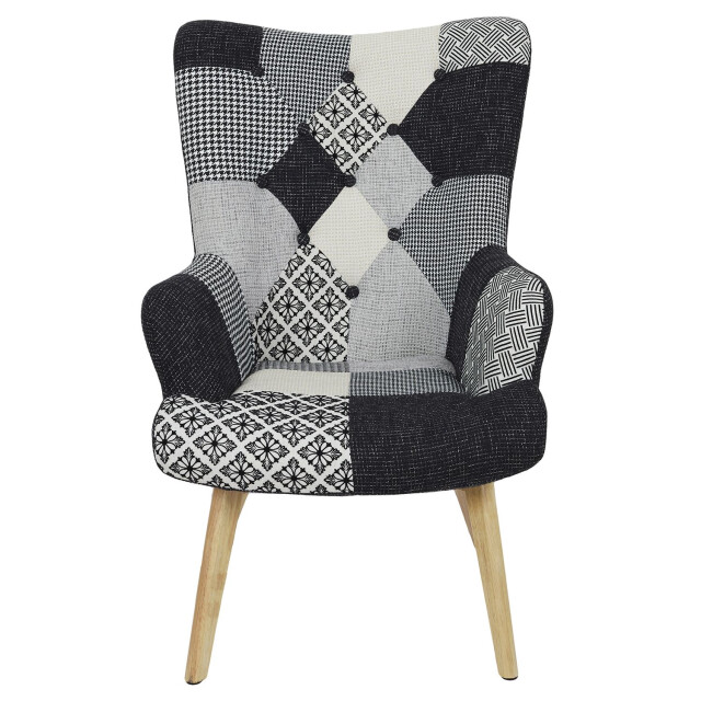 Home Deco Factory Patchwork fauteuil met armleuning helsinki comfortabel - 3049062 large