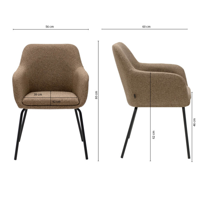 Kick Collection Kick eetkamerstoel daan - 3035233 large