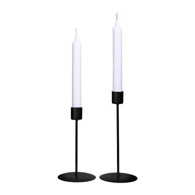 QUVIO Kaarsenstandaard set van 2 (klein en groot) metaal - 3034731 large