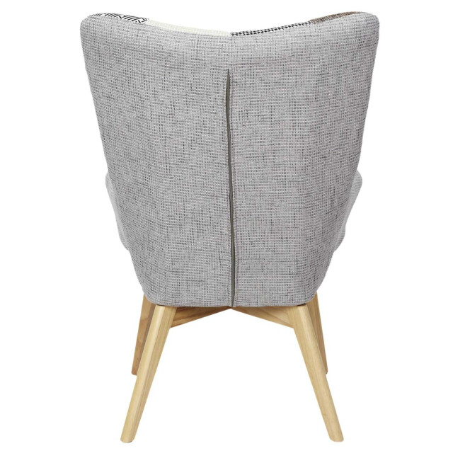 Home Deco Factory Comfortabel patchwork fauteuil met armleuning helsinki 3049011 large