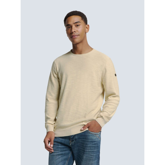 No Excess Pullover crewneck garment dyed + st cement N2101-122 large