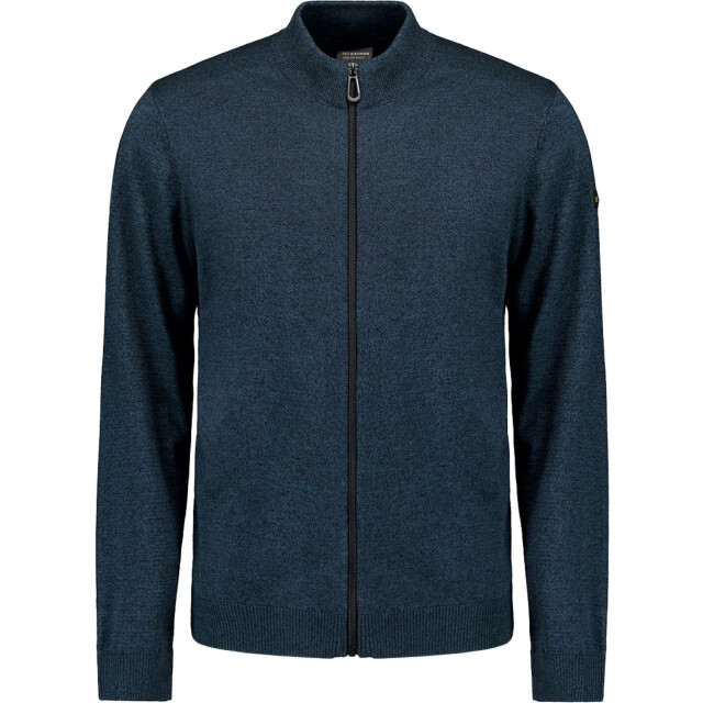 No Excess Cardigan 2 coloured melange navy N2154-037 large
