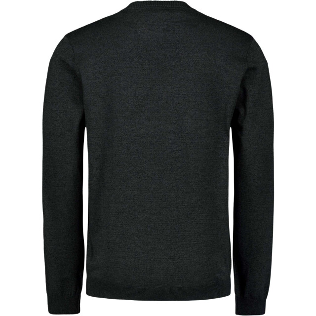 No Excess Pullover crewneck 2 coloured melang dark grey N2180-023 large