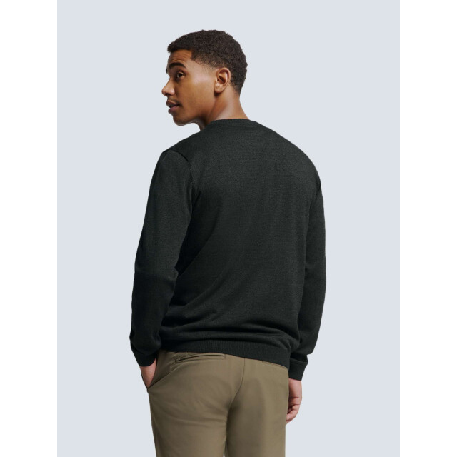 No Excess Pullover crewneck 2 coloured melang dark grey N2180-023 large