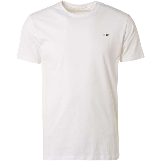 No Excess T-shirt crewneck solid basic white N3401-010 large
