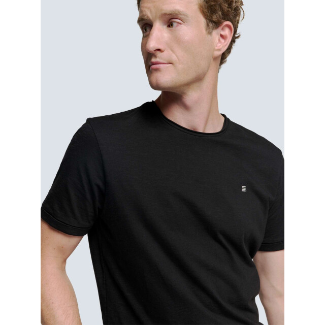 No Excess T-shirt crewneck slub black N3602-020 large