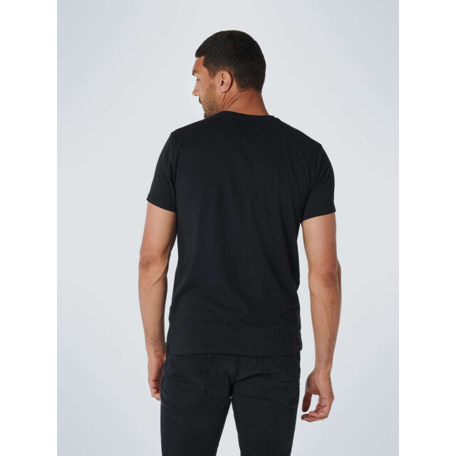 No Excess T-shirt crewneck solid basic black N3401-020 large