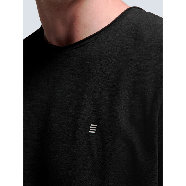 No Excess T-shirt crewneck slub black N3602-020 large