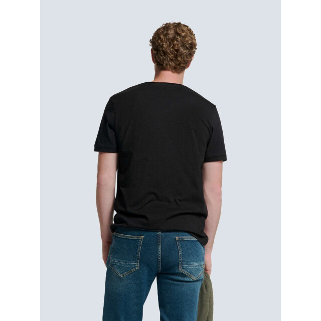 No Excess T-shirt crewneck slub black N3602-020 large