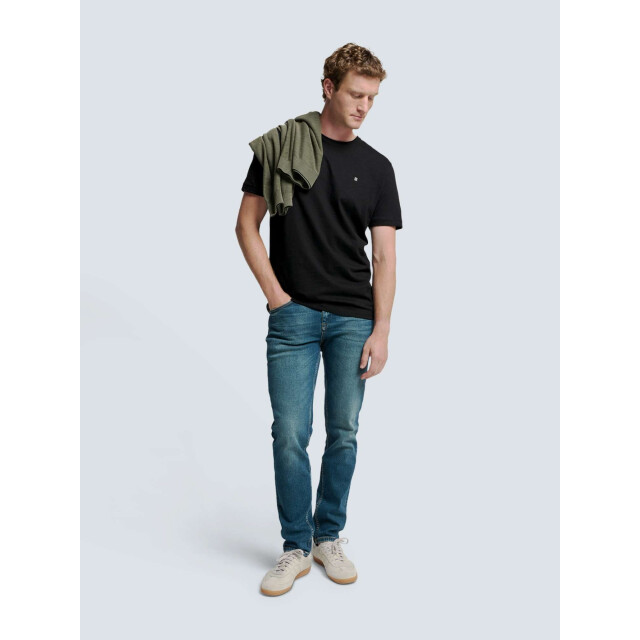 No Excess T-shirt crewneck slub black N3602-020 large