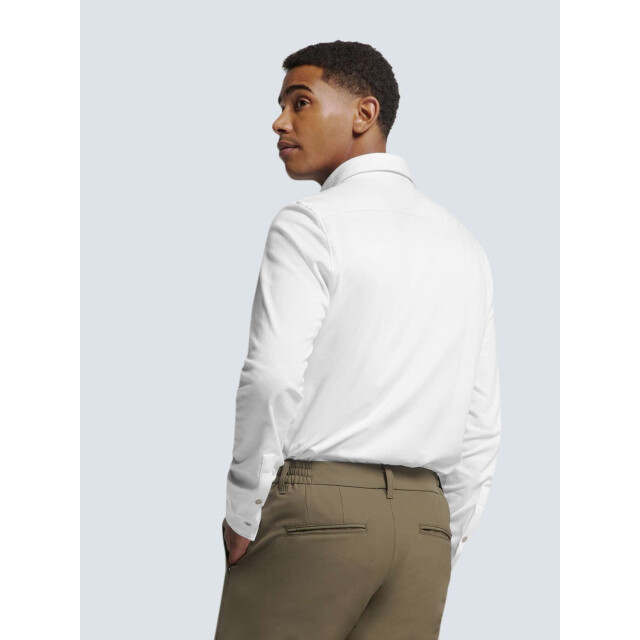No Excess Shirt jersey pique stretch white N4186-010 large