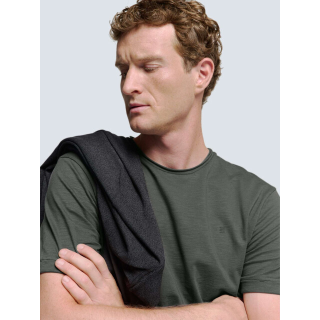 No Excess T-shirt crewneck slub dark grey N3602-023 large