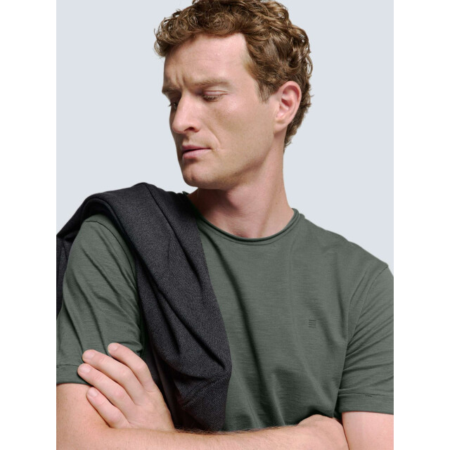 No Excess T-shirt crewneck slub dark steel N3602-124 large