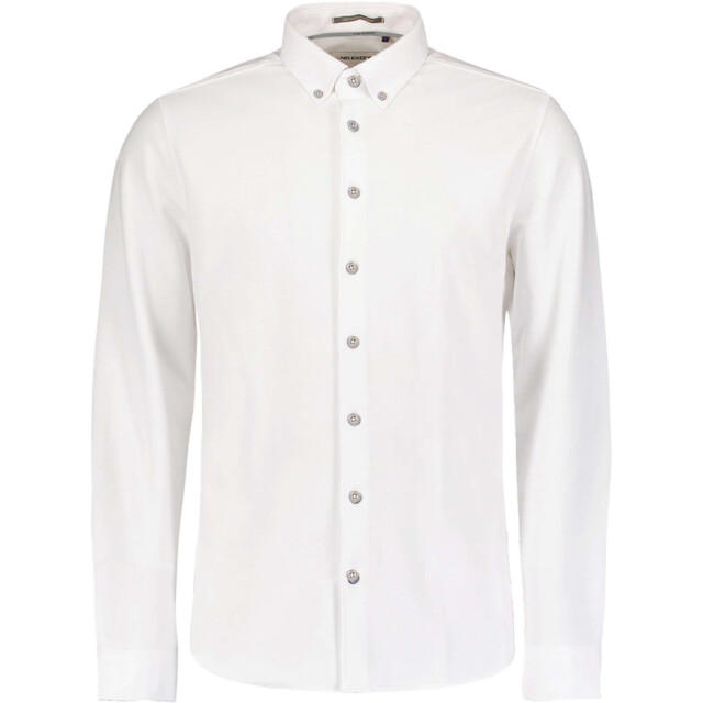 No Excess Shirt jersey pique stretch white N4186-010 large