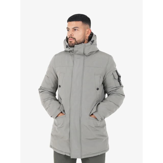 Sixth June Heren winterjas parka buckle details 22435-GREE large