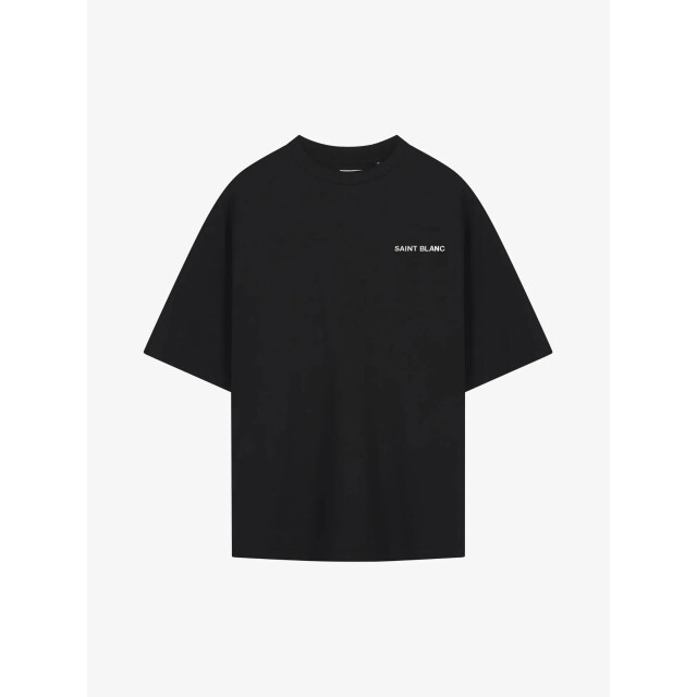 Saint Blanc Heren shirt blanc BLANC-TEE-BLACK large