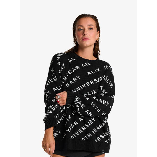 Alix The Label Dames trui text 2410867919-999 large
