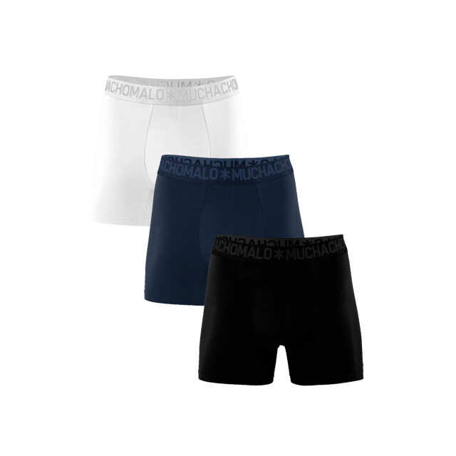 Muchachomalo Heren 3-pack bamboe boxershorts effen U-BAMBOO1132-21 large