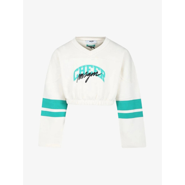 Msgm Cropped sweatshirt girl F4MSJGSW219-013 large